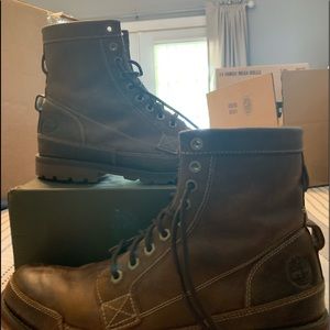 TIMBERLAND ORIGINALS 6 INCH MEDIUM BROWN NUBUCK BOOTS